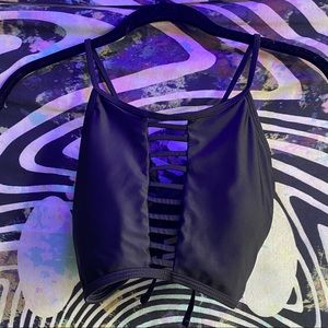 Strappy Black Bikini Top/Bralette